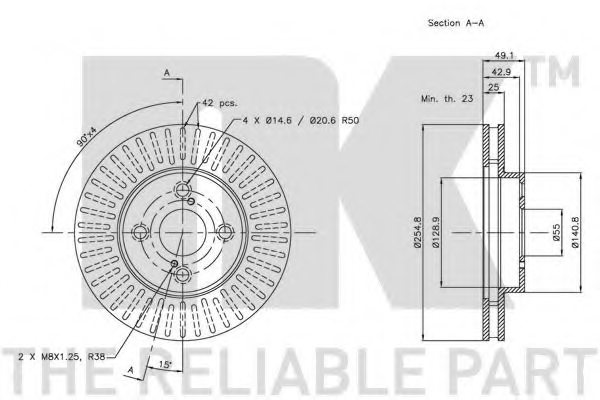 NK 314582 Brake Disc